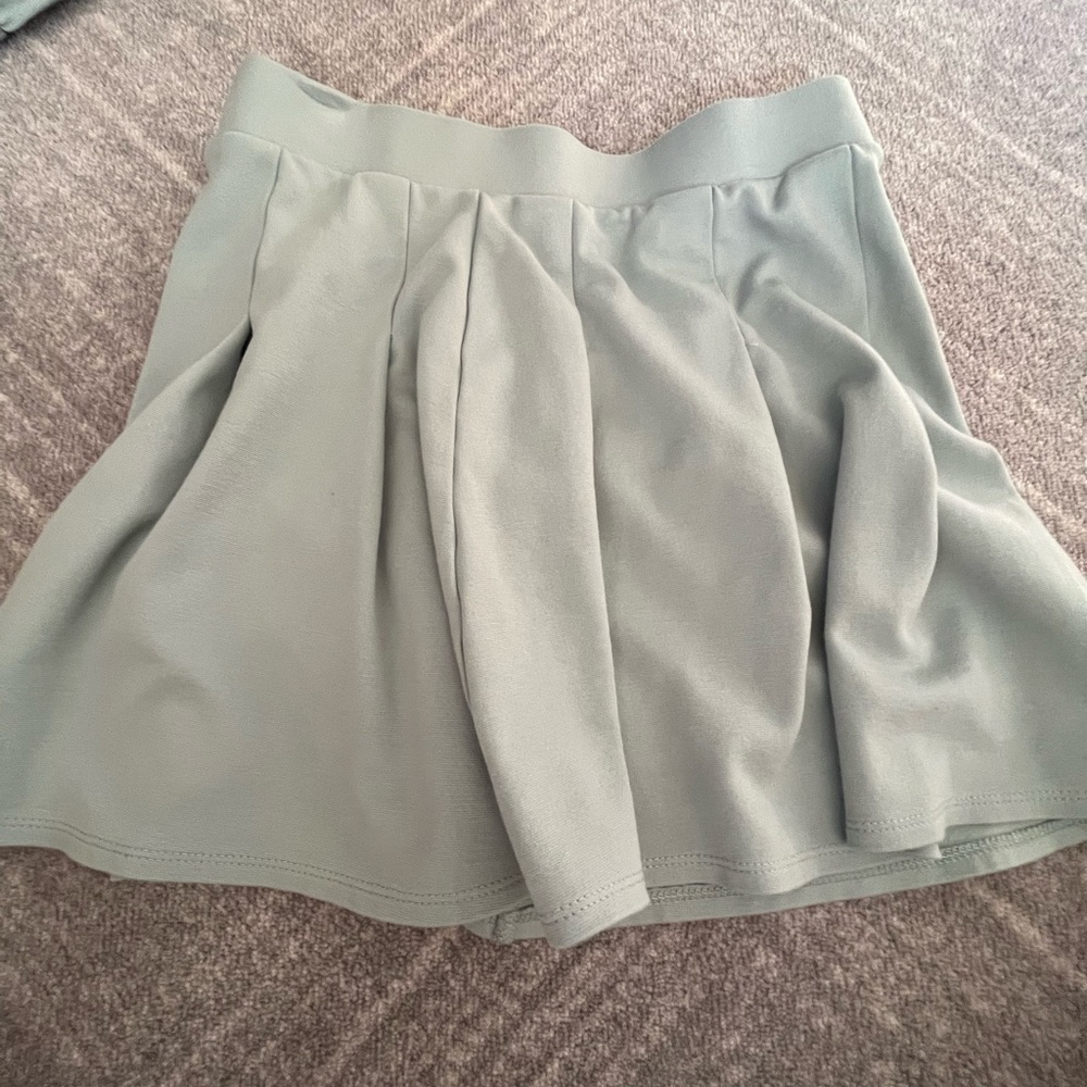 Green wild fable tennis skirt~XS
